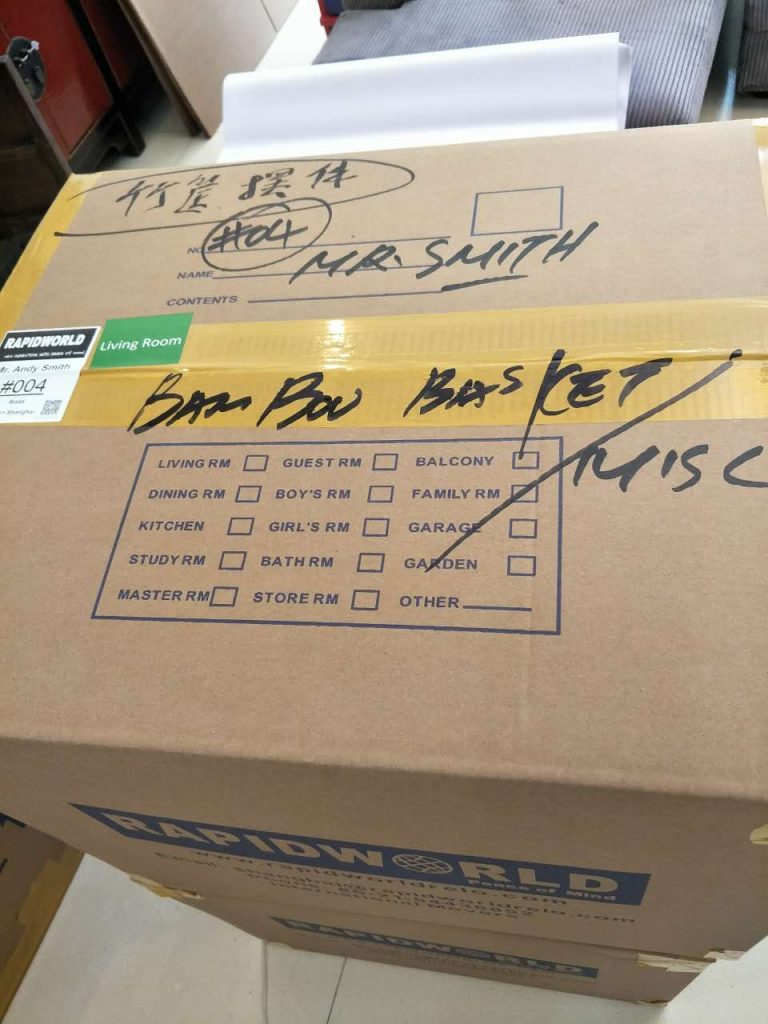 Domestic Move from Beijing to Shanghai /Mr. Andrew S. - 20170910073639531